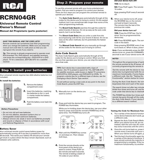 rcbkk010z|RCA RCRBB04GZ OWNER'S MANUAL Pdf Download .